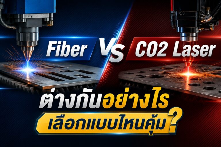 Fiber vs CO2 Laser เลือกเทคโนโลยีไหนให้โรงงานคุ้มที่สุด